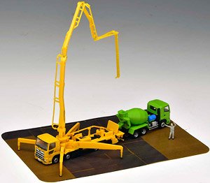 The Truck Collection Concrete Pump Car Set A (Model Train)