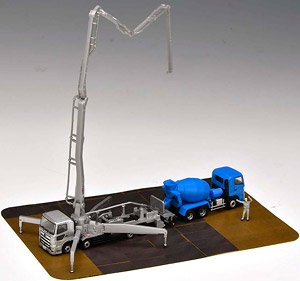 The Truck Collection Concrete Pump Car Set B (Model Train)
