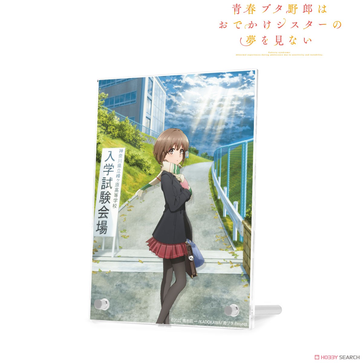 青春ブタ野郎はおでかけシスターの夢を見ない キービジュアル ダブルアクリルパネル (キャラクターグッズ) 商品画像1