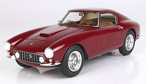 Ferrari 250 GT Berlinetta Passo Corto Dark Red Crayon (with Case) (Diecast Car)