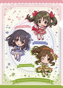アイドルマスター シンデレラガールズ ぷちちょこ クリアファイル ビビッドカラーエイジ Ver. (キャラクターグッズ)