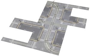 UNITRAM [TV2] ユニトラム路面軌道拡張セット (ユニトラムバリエーション2) (鉄道模型)