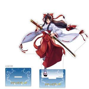 [クイーンズブレイド UNLIMITED] 特大アクリルスタンド (武者巫女 トモエ) (キャラクターグッズ)