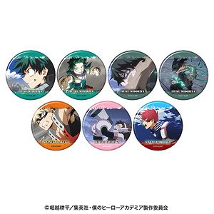 My Hero Academia Chara Badge Collection Hero Box (Set of 7) (Anime Toy)