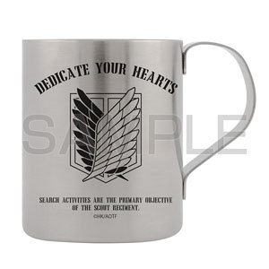 Attack on Titan Survey Corps Layer Stainless Mug Cup Ver2.0 (Anime Toy)