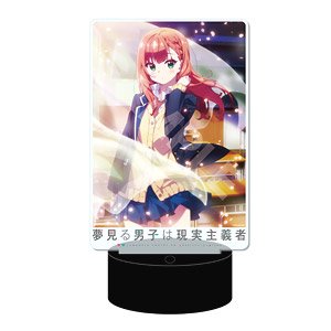 [Yumemiru Danshi wa Genjitsushugisha] LED Big Acrylic Stand 01 Aika Natsukawa (Anime Toy)