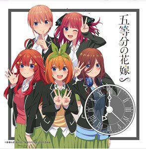 「五等分の花嫁∽」 アクリル時計 集合学生服 (キャラクターグッズ)