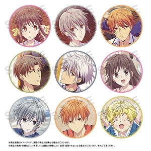 Fruits Basket Trading Can Badge (Set of 9) (Anime Toy)