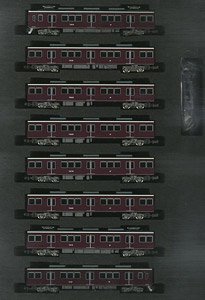 Hankyu Series 7000 (Renewaled Car, Takarazuka Line, 7015 Formation) Eight Car Formation Set (w/Motor) (8-Car Set) (Pre-colored Completed) (Model Train)