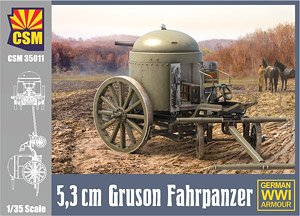 WW.I ドイツ 5.3cm グルソン ファーパンツァー (プラモデル)