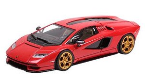 Lamborghini Countach LPI 800-4 (Red) (gold wheel rims) (Diecast Car)