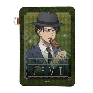 [[Attack on Titan] Final Season] Leather Pass Case 04 Levi (Anime Toy)