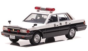 Nissan Cedric (YPY30 Kai) 1985 Metropolitan Police Traffic Department Mobile Traffic Unit Vehicle (Unit4 #14) (Diecast Car)