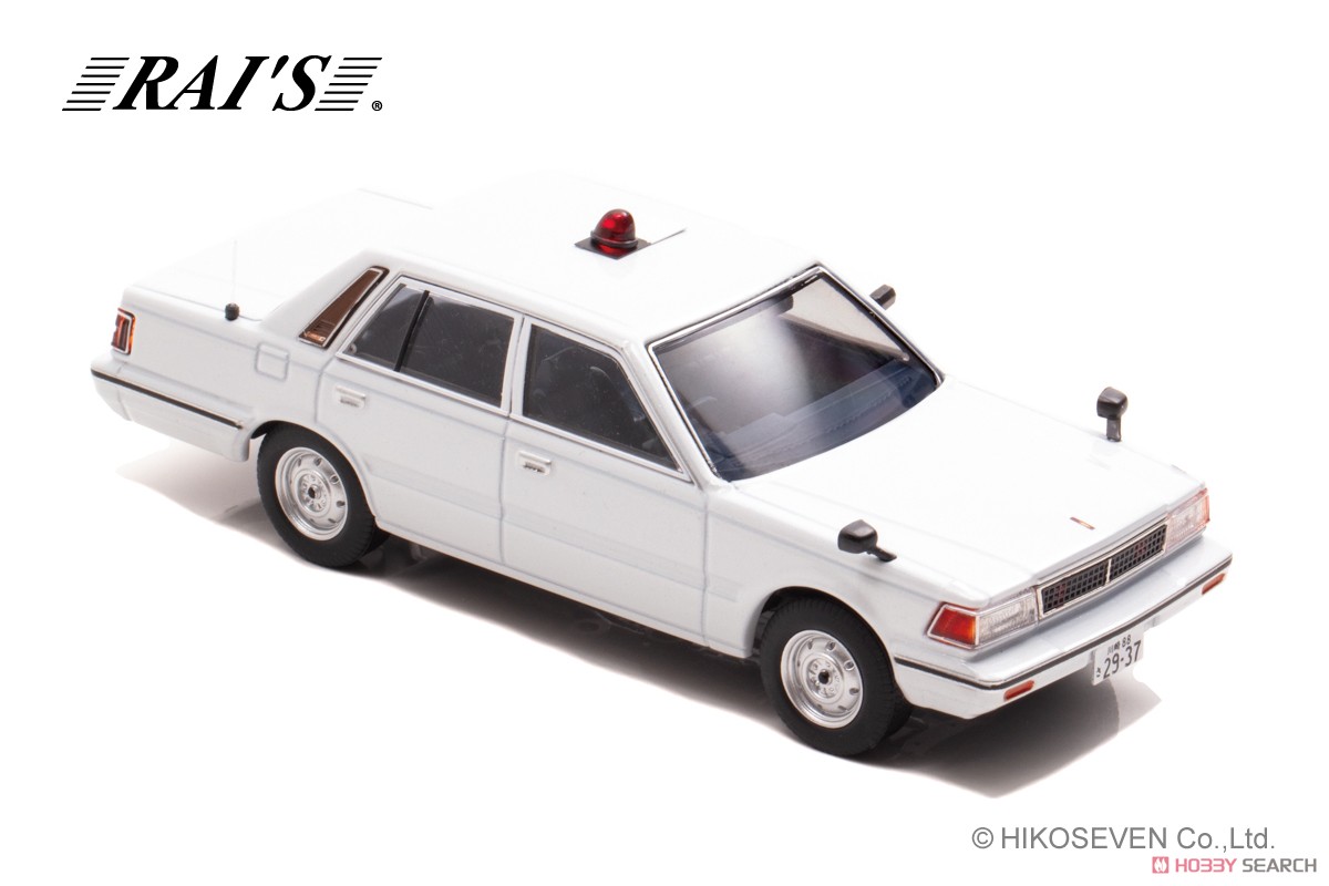 Nissan Cedric (YPY30 Kai) 1985 Kanagawa Prefectural Police Highway Traffic Police Unit Vehicle (Unmarked Patrol Car White) (Diecast Car) Item picture4
