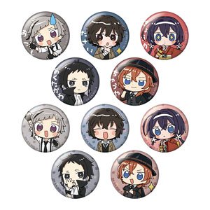 Bungo Stray Dogs Trading Petit Can Badge (Set of 10) (Anime Toy)