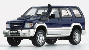 Isuzu Big Horn 1998 -2002 Purple Blue RHD (Diecast Car)