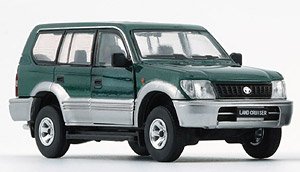 トヨタ ランドクルーザー プラド LC95 グリーン RHD (ミニカー)