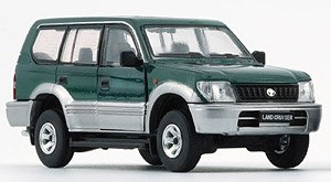 Toyota Land Cruiser Prado LC95 Green LHD (Diecast Car)
