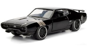 F&F 8 Dom`s Plymouth GTX Black (Diecast Car)