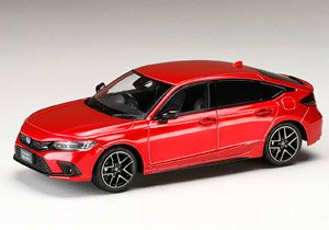 Honda Civic (FL4) e:HEV Premium Crystal Red Metallic (Diecast Car)