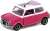 Mini Cooper Mk 1 PANTONE Fuchsia Rose w/Sunroof (Diecast Car) Item picture1