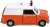Austin Mini Van PANTONE Tigerlily (Diecast Car) Item picture3