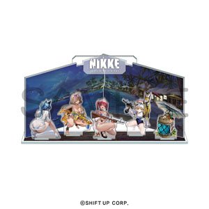 Goddess of Victory: Nikke Diorama Acrylic -summer- Force 03 (Anime Toy)
