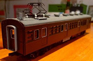 16番(HO) モハ72 (昭和29年～) ペーパーキット (組み立てキット) (鉄道模型)