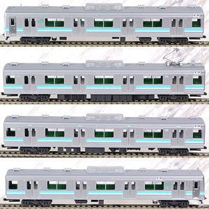 1/80(HO) J.R.East Series 205-500 Sagami Line Four Car Set Finished Model w/Interior (4-Car Set) (Pre-colored Completed) (Model Train)