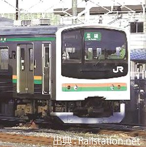 1/80(HO) J.R.East Series 205-600 Utsunomiya Line Four Car Set Finished Model w/Interior (4-Car Set) (Pre-colored Completed) (Model Train)
