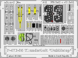 P-47D-25 ズームエッチングパーツ (タミヤ用) (プラモデル)