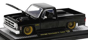 1976 GMC Sierra Grande 15 - Custom - Gloss Black (Diecast Car)