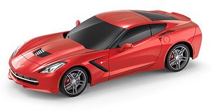 R/C キャデラック コルベット C7 (赤) (ラジコン)