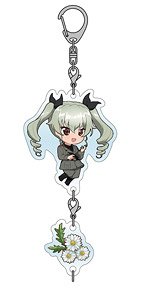 ガールズ＆パンツァー 最終章 「アンチョビ」 連結アクリルキーホルダー (キャラクターグッズ)