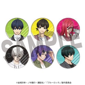 ブルーロック トレーディング描き下ろしホログラム缶バッジ【ラウンドワン】 (6個セット) (キャラクターグッズ)