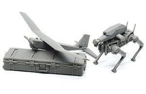 Armed Robot Dog & RQ-20 UAV Set (Plastic model)