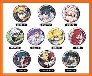 CANバッジ NARUTO (10個セット) (キャラクターグッズ)