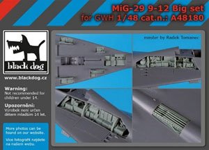 MiG-29 9-12 Big Set (For GWH) (Plastic model)