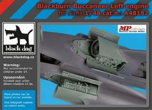 Biackburn Buccaneer Left Engine (Airfix) (Plastic model)