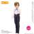 PNS Long Sleeve Shirt & Ribbon Tie Set (White x Black) (Fashion Doll) Other picture1