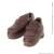 Synthetic Leather Coin Loafers (Brown) (Fashion Doll) Item picture1