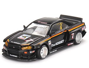 Nissan スカイライン GT-R R34 TAMIYA x KAIDO HOUSE `ホーネット` (右ハンドル) (ミニカー)