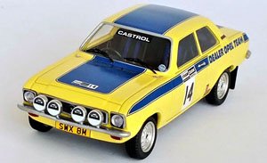 Opel Ascona 1974 Wales Rally 20th #14 Russell Brookes / Richard Hudson-Evans (Diecast Car)