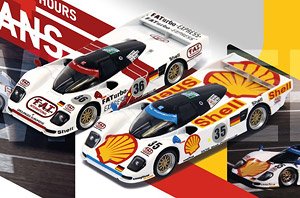 Porsche 962 LM Shell 24h Le Mans 1994 3rd #35 & Winner #36 (Diecast Car)
