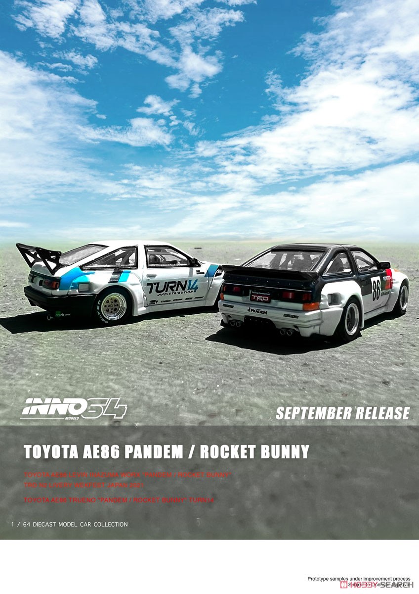 Toyota AE86 スプリンター トレノ `TURN14` Pandem/Rocket Bunny (ミニカー) その他の画像2