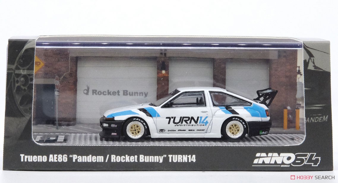 Toyota AE86 スプリンター トレノ `TURN14` Pandem/Rocket Bunny (ミニカー) パッケージ1