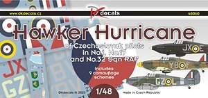Decal for Hawker Hurricane `Czechoslovak Pilot` (Decal)
