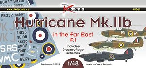 Decal for Hawker Hurricane Mk.IIb `British Far East Air Force Part 1` (Decal)