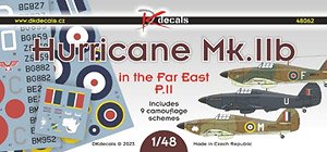 Decal for Hawker Hurricane Mk.IIb `British Far East Air Force Part 2` (Decal)