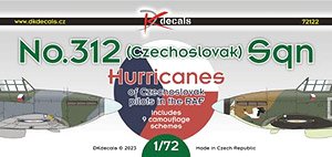 ホーカー ハリケーン 英空軍 第312 (チェコスロバキア) 飛行隊 デカール (デカール)